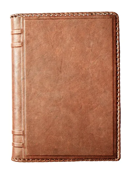 Cuaderno con funda de cuero — Foto de Stock