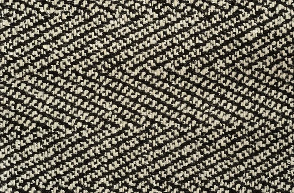 Wool black and white fabric — Stock Photo, Image