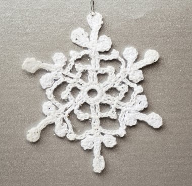 kar tanesi tığ işi