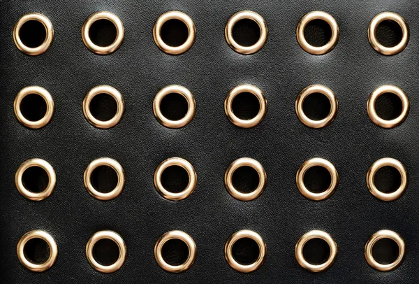 Back leather with holes — Stock Photo, Image