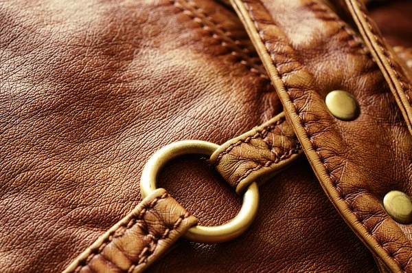 Leather bag detail — Stock Photo, Image