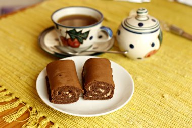 çikolata İsviçre rulo