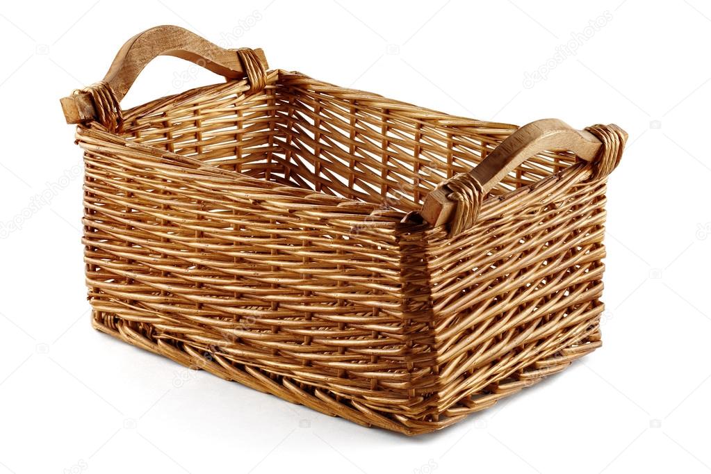 square wicker basket
