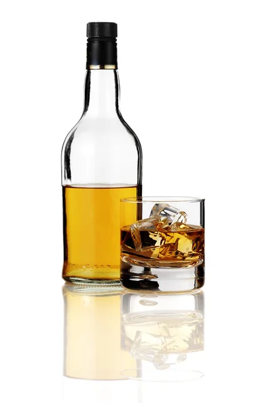 Bourbon bottle — Stock Photo, Image