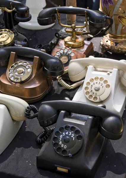 Vintage telephones — Stock Photo, Image