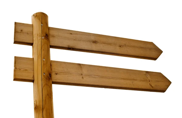 Dřevěný rozcestník — Stock fotografie