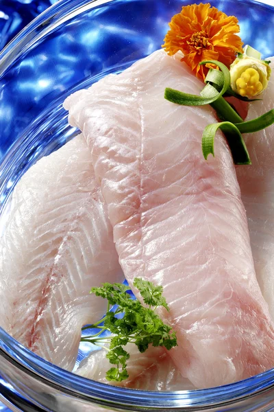 Filetti di pesce mero — Foto Stock