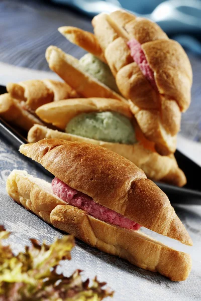 Mini croissanter — Stockfoto