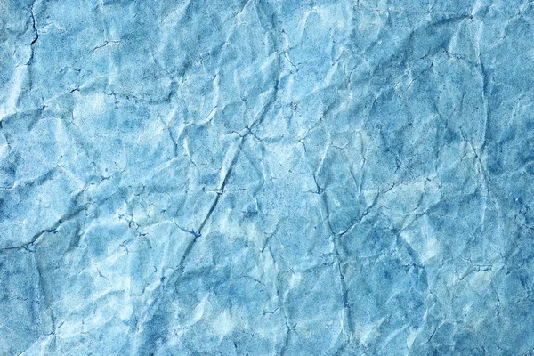 Creased blue paper — Stock Photo, Image