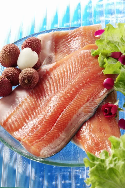 Filetes de salmão — Fotografia de Stock