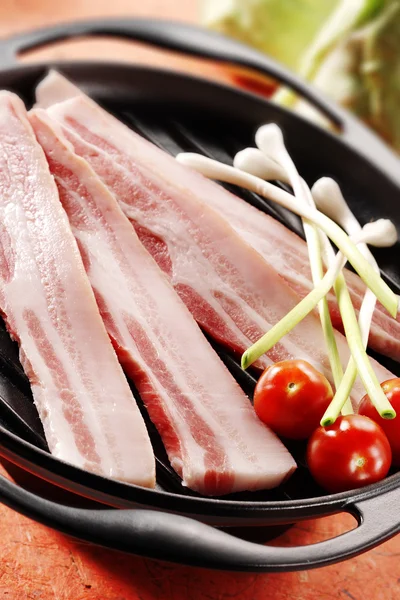 Čerstvé slanina — Stock fotografie
