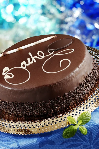 Sacher pastası — Stok fotoğraf