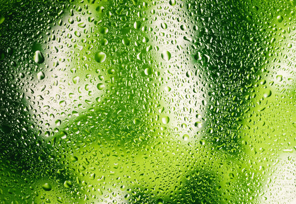 green drops background