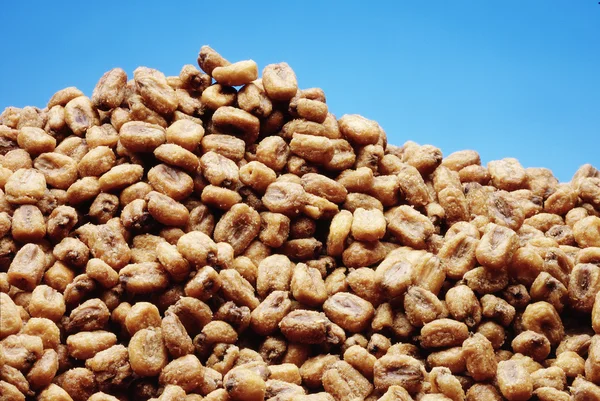 Corn kernels heap — Stock Photo, Image