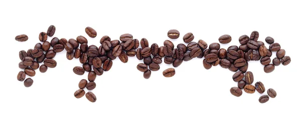 咖啡豆边框 — 图库照片
