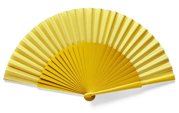Желтый вентилятор — стоковое фото