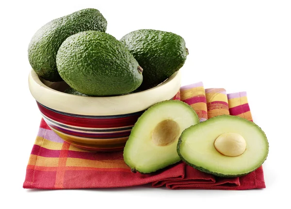 Avocado's geïsoleerd — Stockfoto