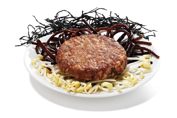 Seaweed burger — Stock Photo, Image