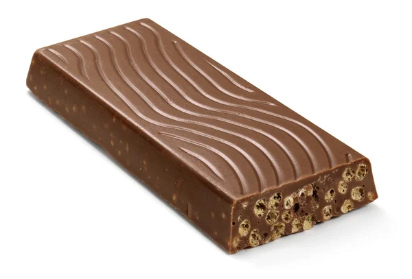 Crunchy chocolate bar — Stock Photo, Image