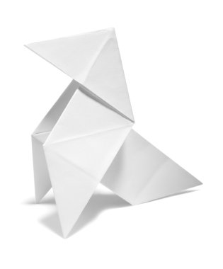 origami küçük kuş