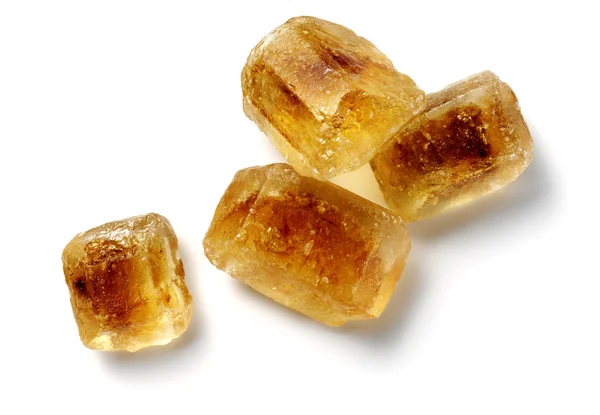 Hnědý cukr cristals — Stock fotografie
