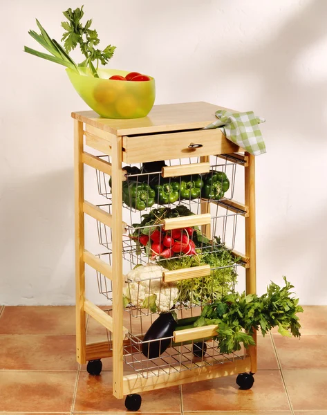 Kitchen cart — Stock Photo, Image