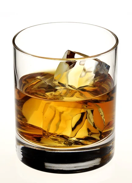 Whisky glas Stockfoto