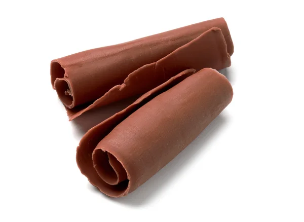 Chocolade krullen — Stockfoto