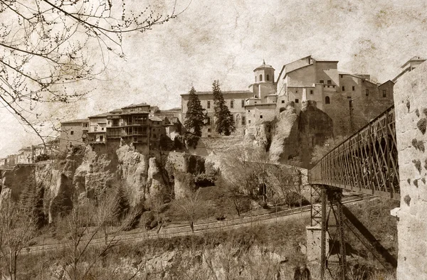 Cuenca vista vecchia foto — Foto Stock