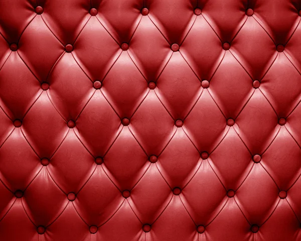 Angielski czerwona skórzana tapicerka — Zdjęcie stockowe