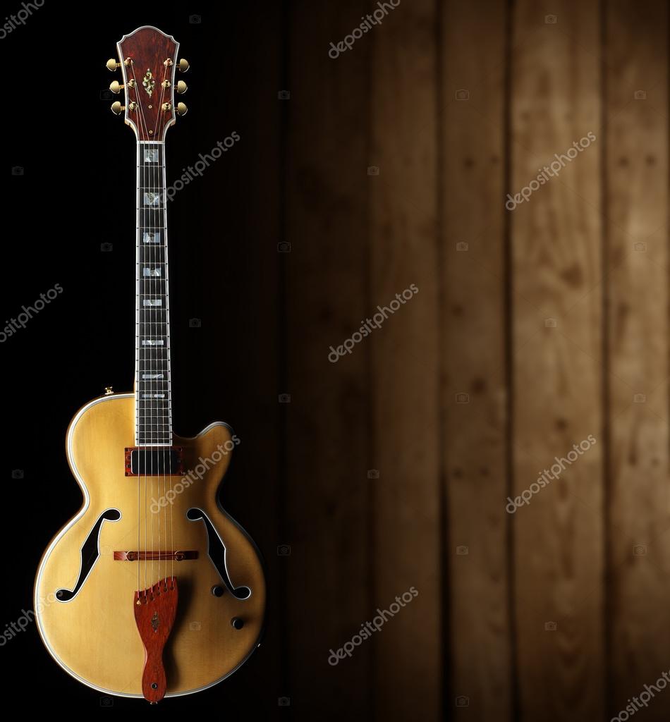 Guitarra Jazz fotografía de stock © estudiosaavedra 44667185