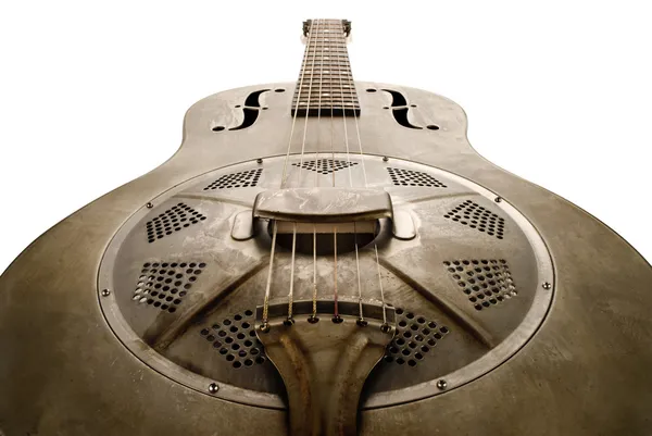 Eski blues gitar — Stok fotoğraf