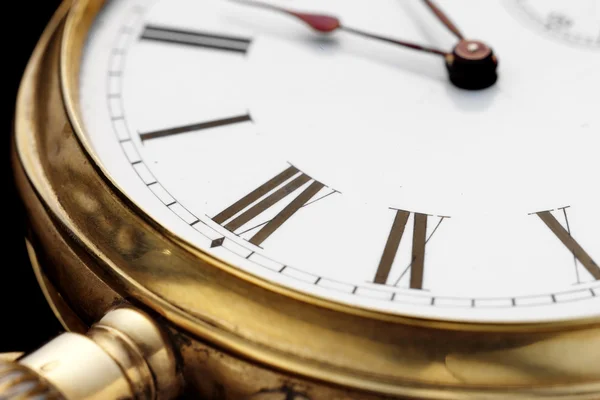 Old golden clock — Stock Photo, Image