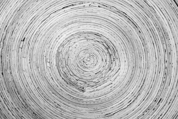 Noir Blanc Cercles Concentriques Texture Fond Abstrait — Photo