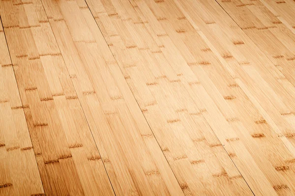 Light Bamboo Wood Slats Floor Background — Stock Photo, Image