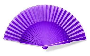 pirple fan isolated on white