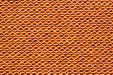 eski stil kırmızı kiremit çatı