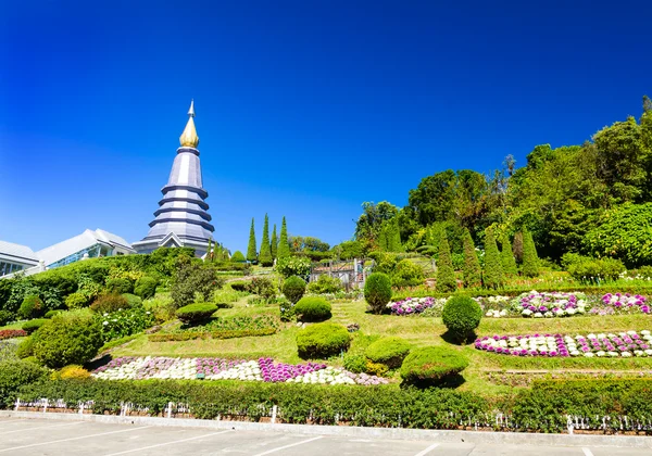 Pagoda at Doi-Inthanon Chaingmai — Stock Photo, Image