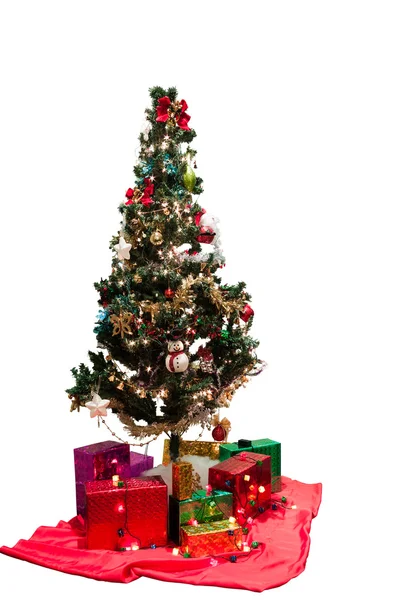 Geschmückter Weihnachtsbaum — Stockfoto