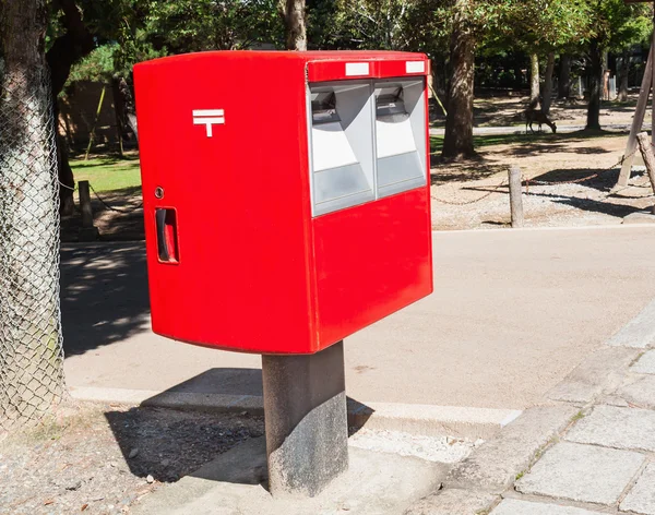 Red Post Box — Stock Photo, Image