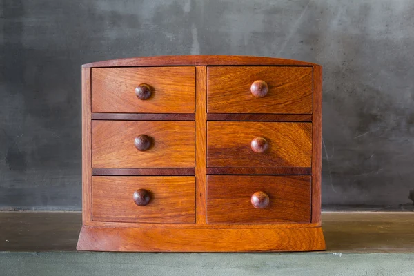 Cómoda de madera vintage con cajón —  Fotos de Stock