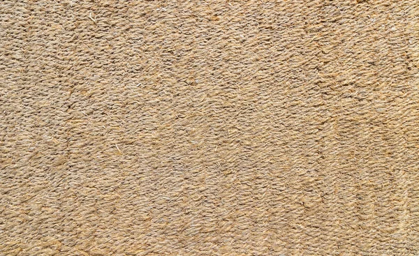 Used rice straw doormat — Stock Photo, Image