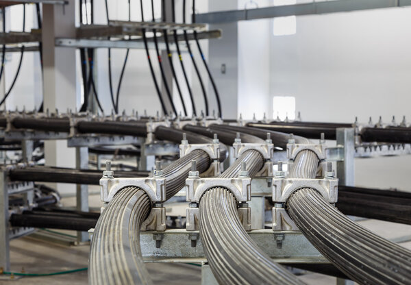 High voltage wireway in building