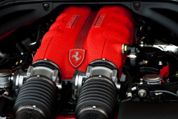 Motor ferrari — Fotografia de Stock