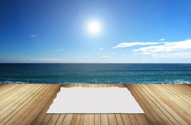 Terraza en el mar