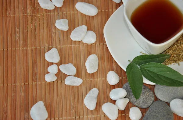 Cup of green tea — Stock Photo, Image