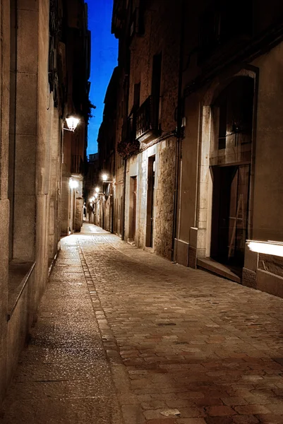 Straat og girona — Stockfoto