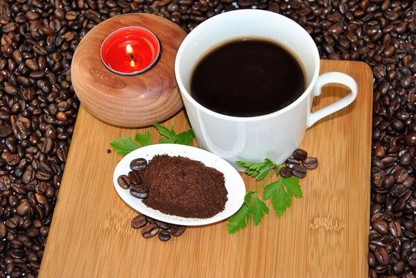 Eine Tasse Kaffee — Stockfoto
