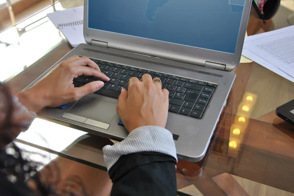 Clerk in his office working — Stock Photo, Image