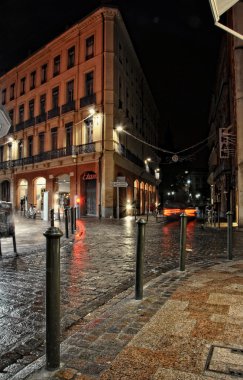 Merkezi toulouse Sokağı'nda gece